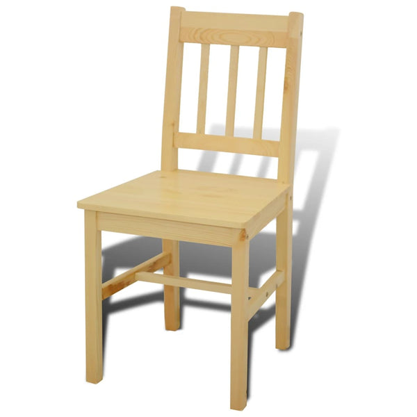 Dining Table Wooden Table with 4 Wooden Chairs Dining Set Dining Group