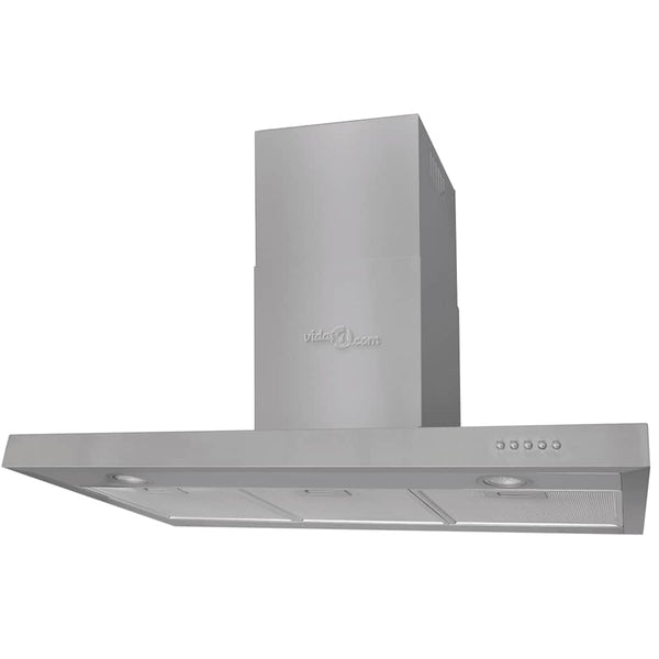 vidaXL Integrated Extractor Hood Stainless Steel 900 mm