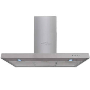 vidaXL Integrated Extractor Hood Stainless Steel 900 mm