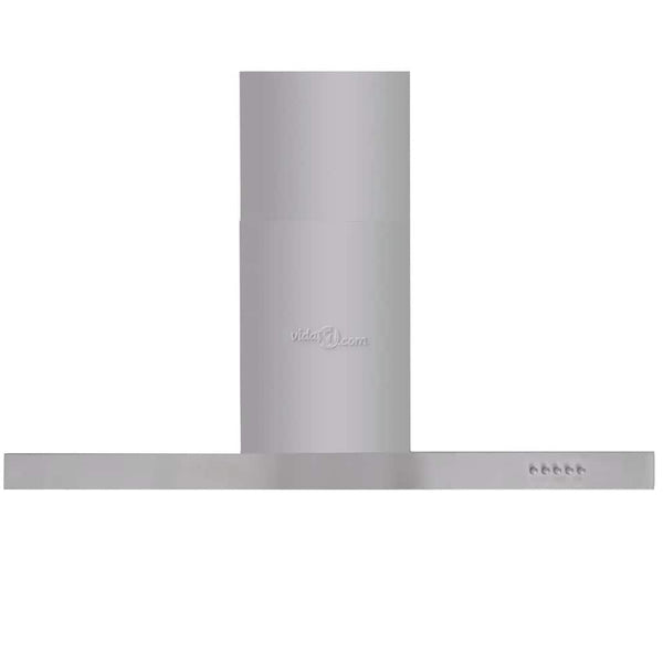 vidaXL Integrated Extractor Hood Stainless Steel 900 mm