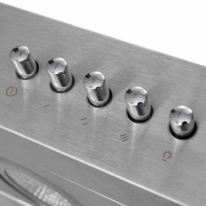 vidaXL Integrated Extractor Hood Stainless Steel 900 mm
