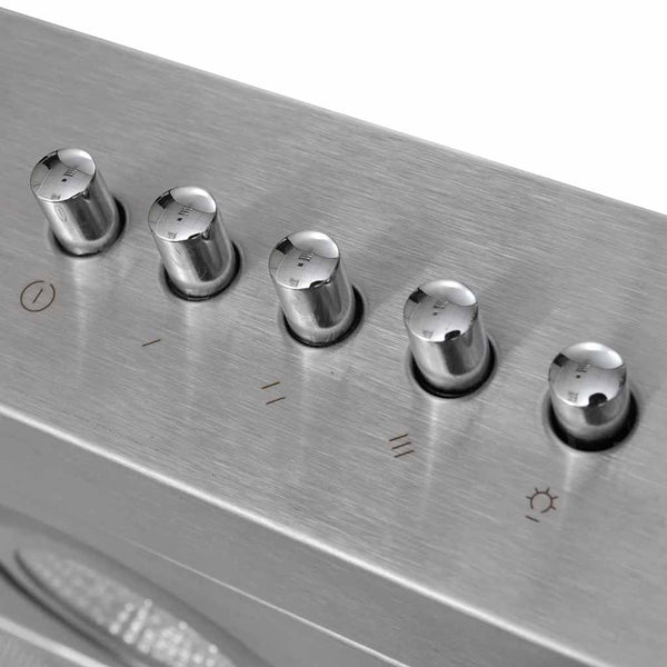 vidaXL Integrated Extractor Hood Stainless Steel 900 mm