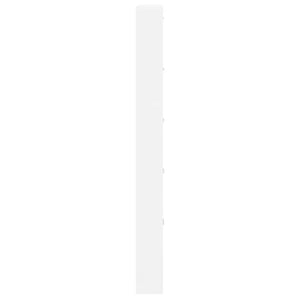 vidaXL Shoe Cabinet with 5 Tipping Drawers White Wood