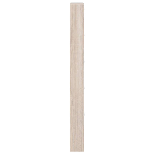 vidaXL Shoe Cabinet with 5 Drop-Down Shoe Compartments Oak-Look Wood