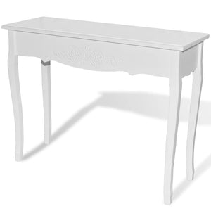 vidaXL Dressing Table Console Table White