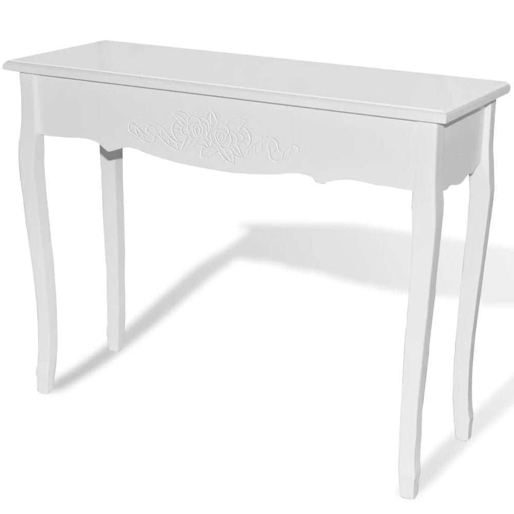 vidaXL Dressing Table Console Table White