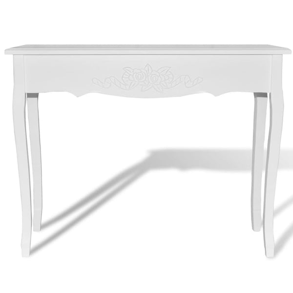 vidaXL Dressing Table Console Table White