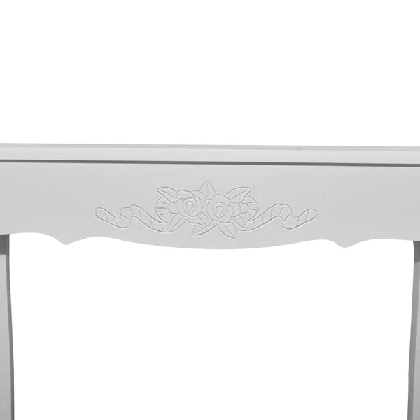 vidaXL Dressing Table Console Table White