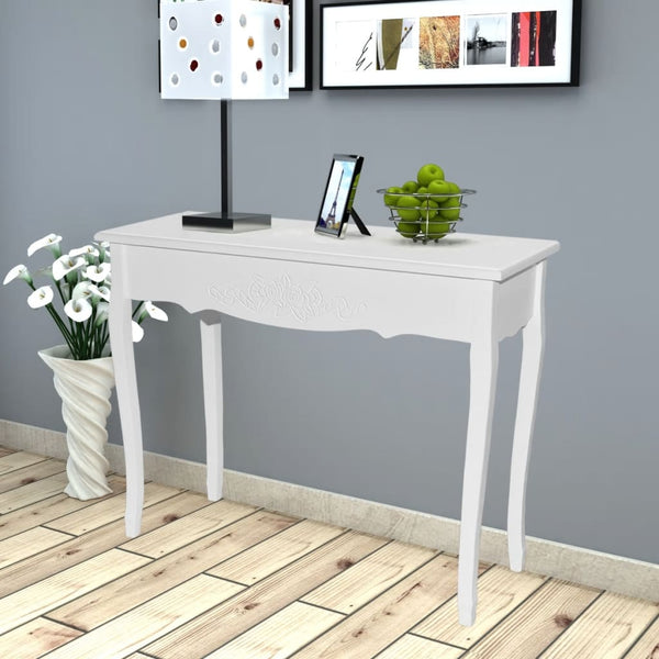 vidaXL Dressing Table Console Table White