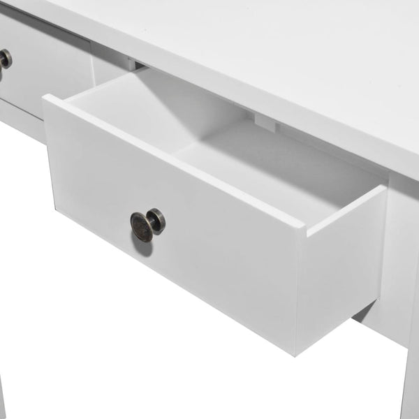 vidaXL Dressing Table Console Table with two Drawers White