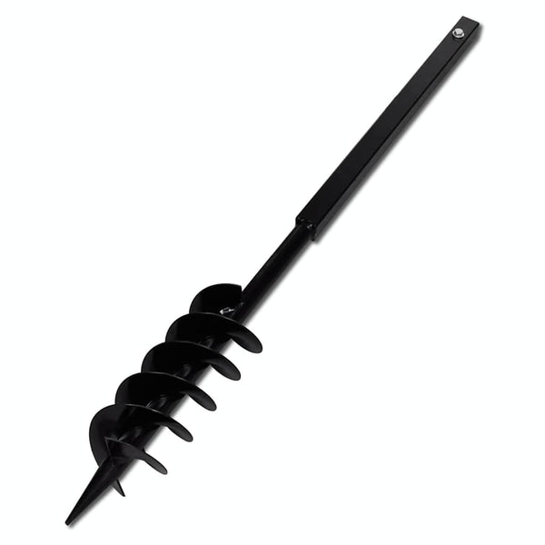 Earth auger with handle 100 mm extension pipe 9 m