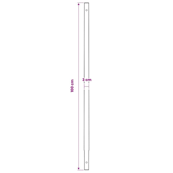 Earth auger with handle 100 mm extension tube 13 m