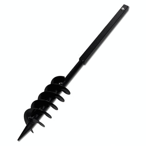 Earth auger with handle 100 mm extension tube 13 m