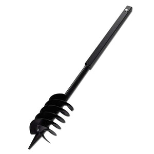 Earth auger with handle 120 mm extension pipe 9 m