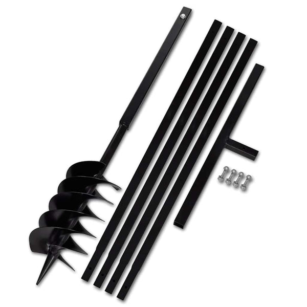 Earth auger with handle 150 mm extension tube 5 m