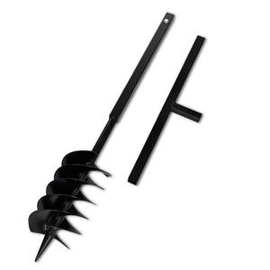 Earth auger with handle 150 mm extension tube 9 m