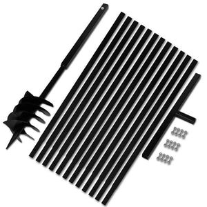 Earth auger with handle 180 mm extension tube 13 m
