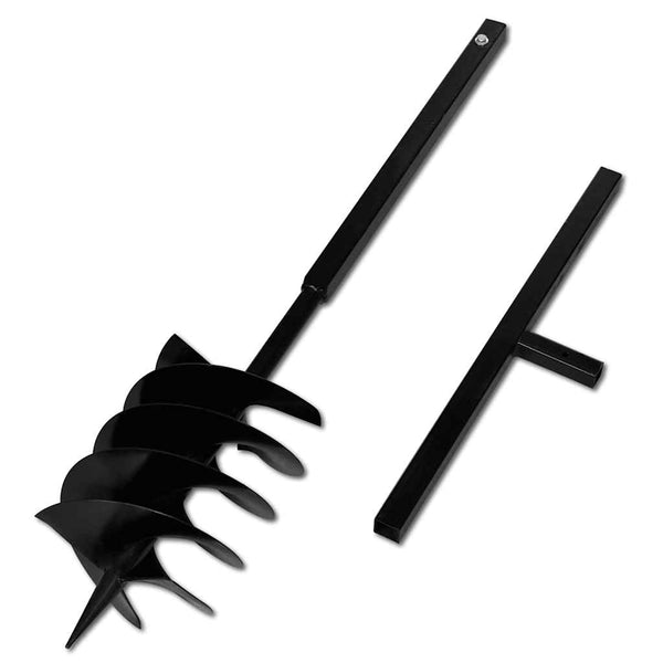 Earth auger with handle 200 mm extension pipe 5 m