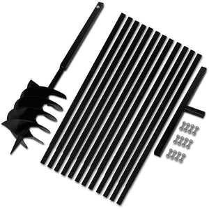 Earth auger with handle 200 mm extension tube 13m