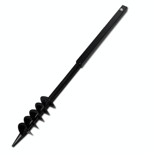 Earth auger with handle 80 mm extension pipe 5 m