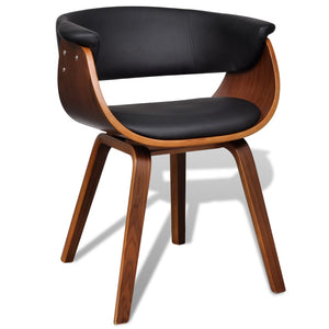 vidaXL Dining Chairs 2 pcs Bentwood and Faux Leather