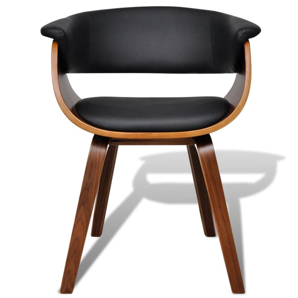 vidaXL Dining Chairs 2 pcs Bentwood and Faux Leather