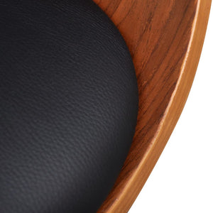 vidaXL Dining Chairs 2 pcs Bentwood and Faux Leather