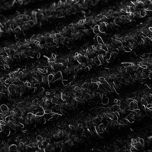 vidaXL Door Mat Black 90 x 60 cm PVC