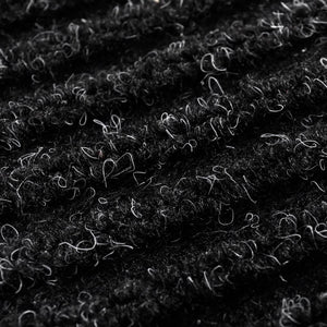 vidaXL Door Mat Black 120 x 180 cm PVC