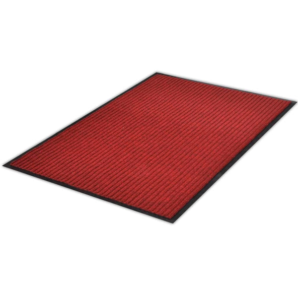 vidaXL Doormat Red 90 x 60 cm PVC