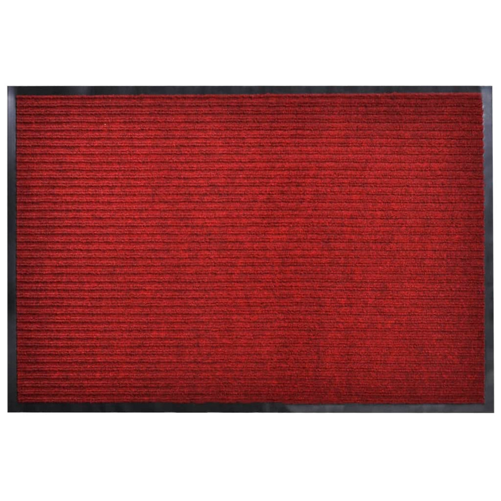 vidaXL Doormat Red 90 x 120 cm PVC
