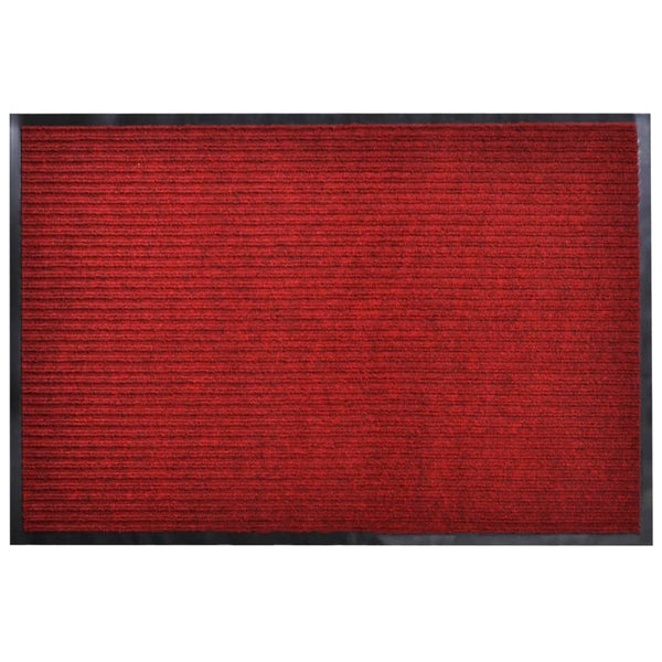 vidaXL Doormat Red 90 x 120 cm PVC