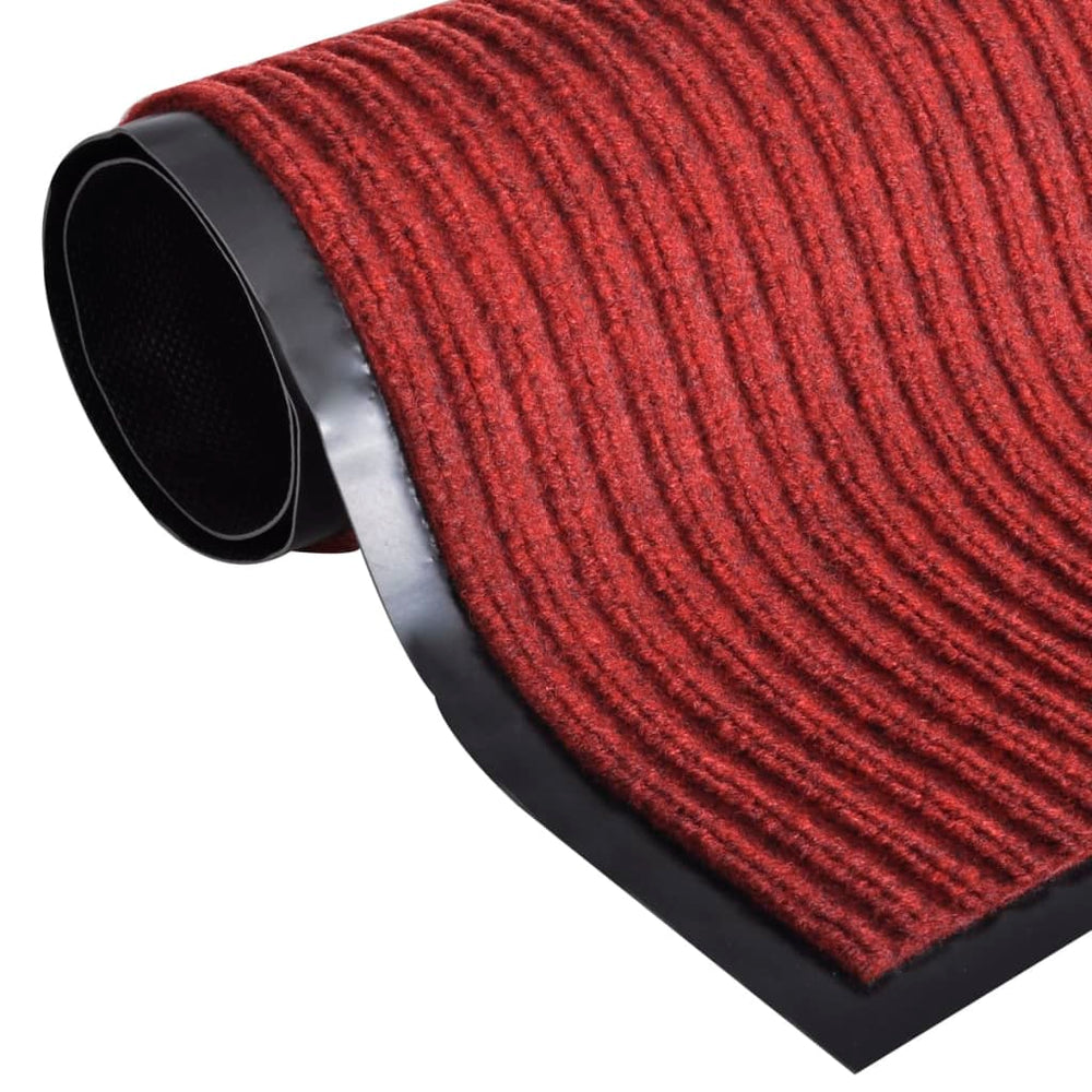 vidaXL Doormat Red 90 x 120 cm PVC