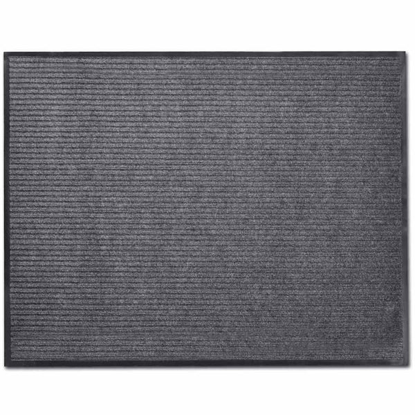 vidaXL Door Mat Grey 90 x 60 cm PVC
