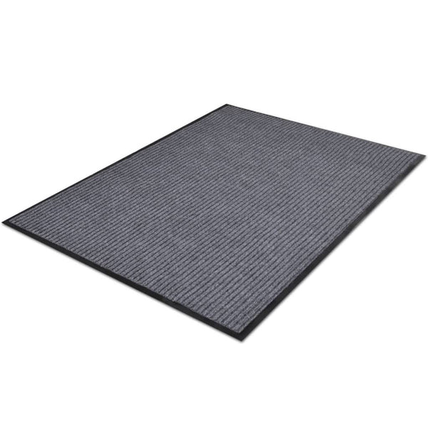 vidaXL Doormat Grey 90 x 120 cm PVC