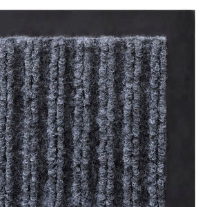 vidaXL Doormat Grey 90 x 120 cm PVC