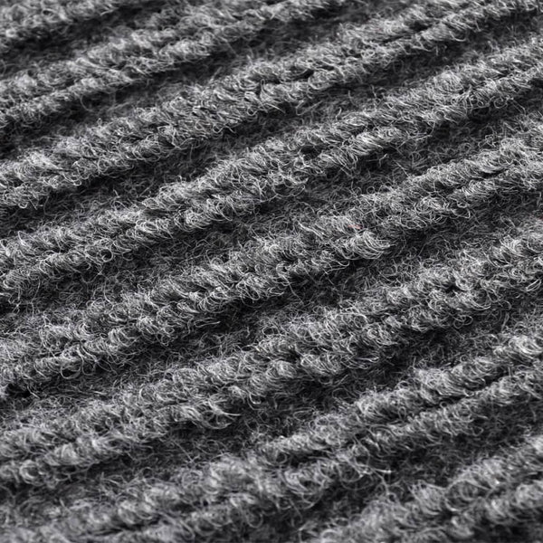 vidaXL Doormat Grey 90 x 120 cm PVC