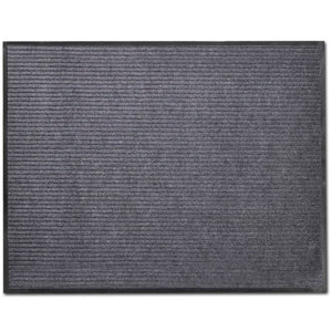 vidaXL Door Mat Grey 90 x 150 cm PVC