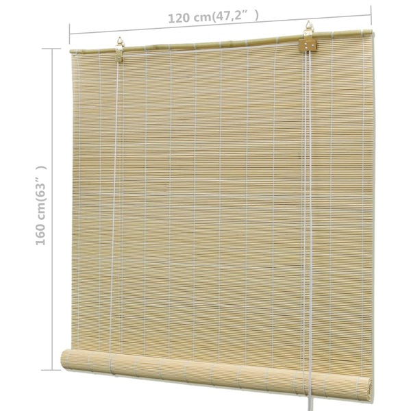 Bamboo Blind Natural 120x160 cm