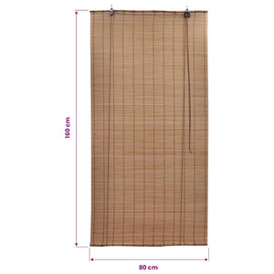 Bamboo blind Brown 80x160 cm