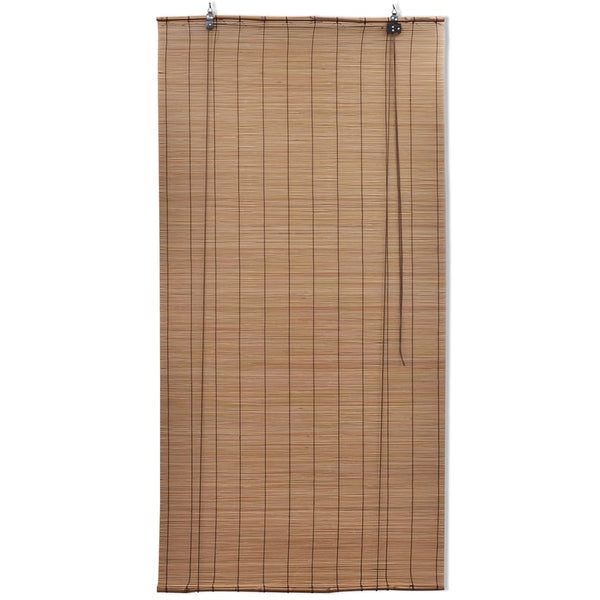 Bamboo Roller Blind Brown 140x160 cm