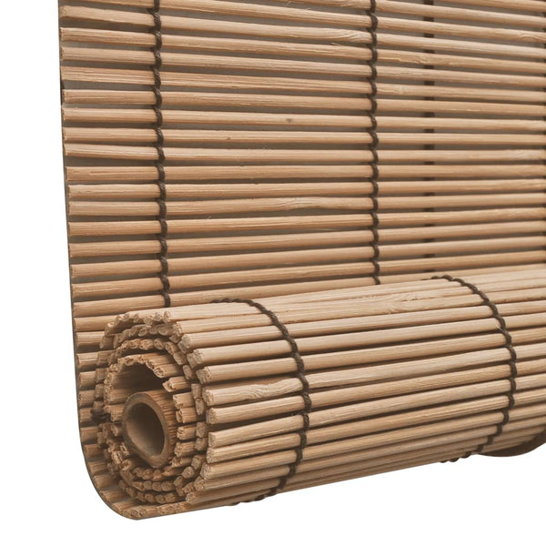 Bamboo Roller Blind Brown 140x160 cm