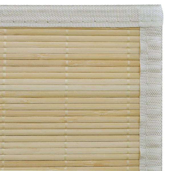 Carpet Bamboo Natural Rectangular 80x200 cm