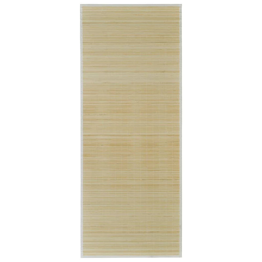 Bamboo Rug Natural Rectangular 80x300 cm