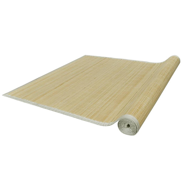 Bamboo Rug Natural Rectangular 80x300 cm