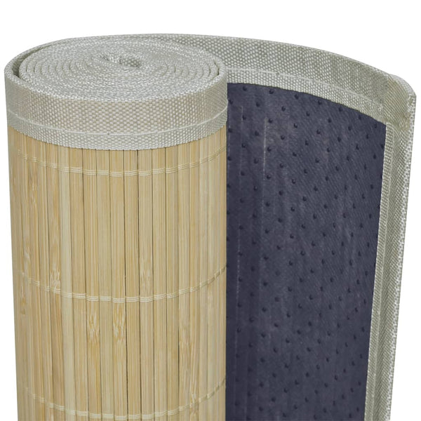 Bamboo Rug Natural Rectangular 80x300 cm