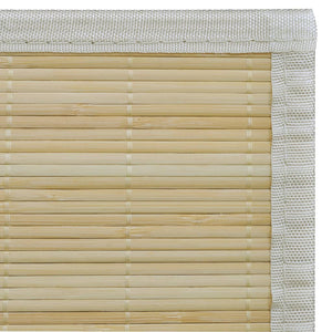 Bamboo Rug Natural Rectangular 80x300 cm