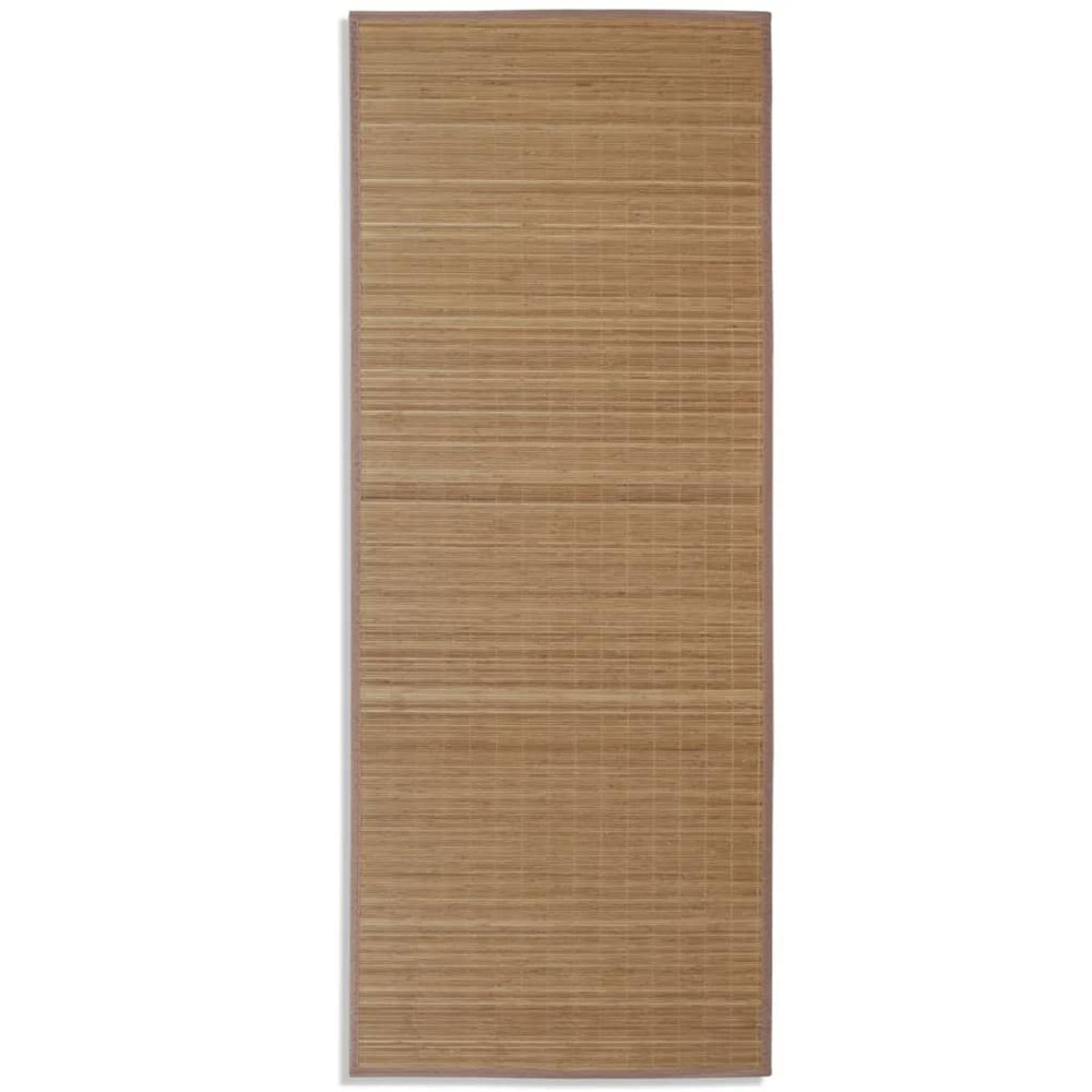 Carpet Bamboo Brown Rectangular 80x200 cm