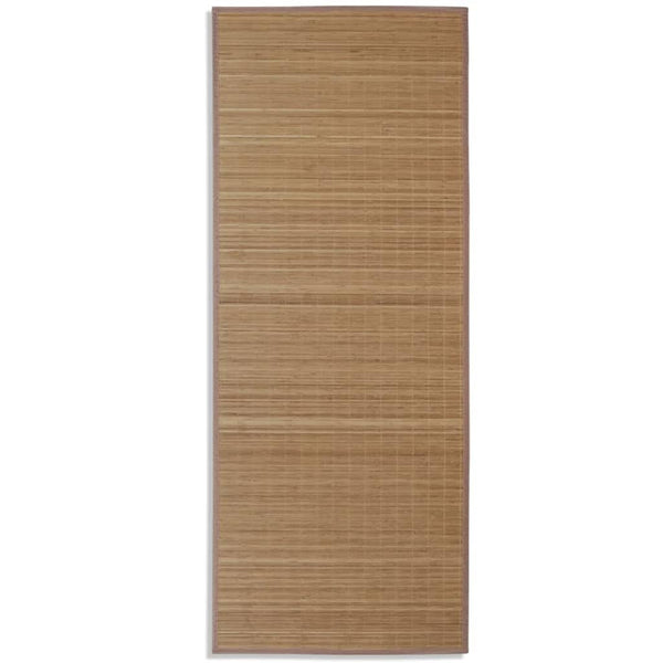 Carpet Bamboo Brown Rectangular 80x200 cm