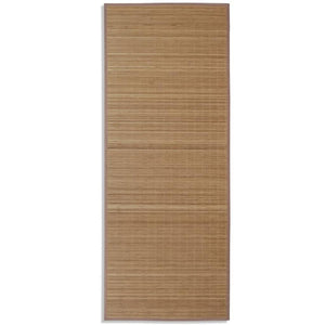 Carpet Bamboo Brown Rectangular 80x200 cm